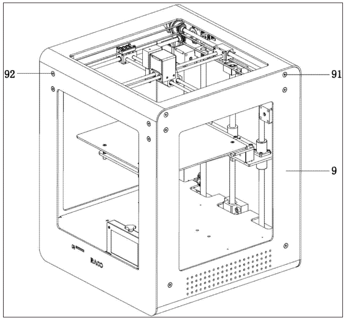 一种3D打印机打印头进给机构